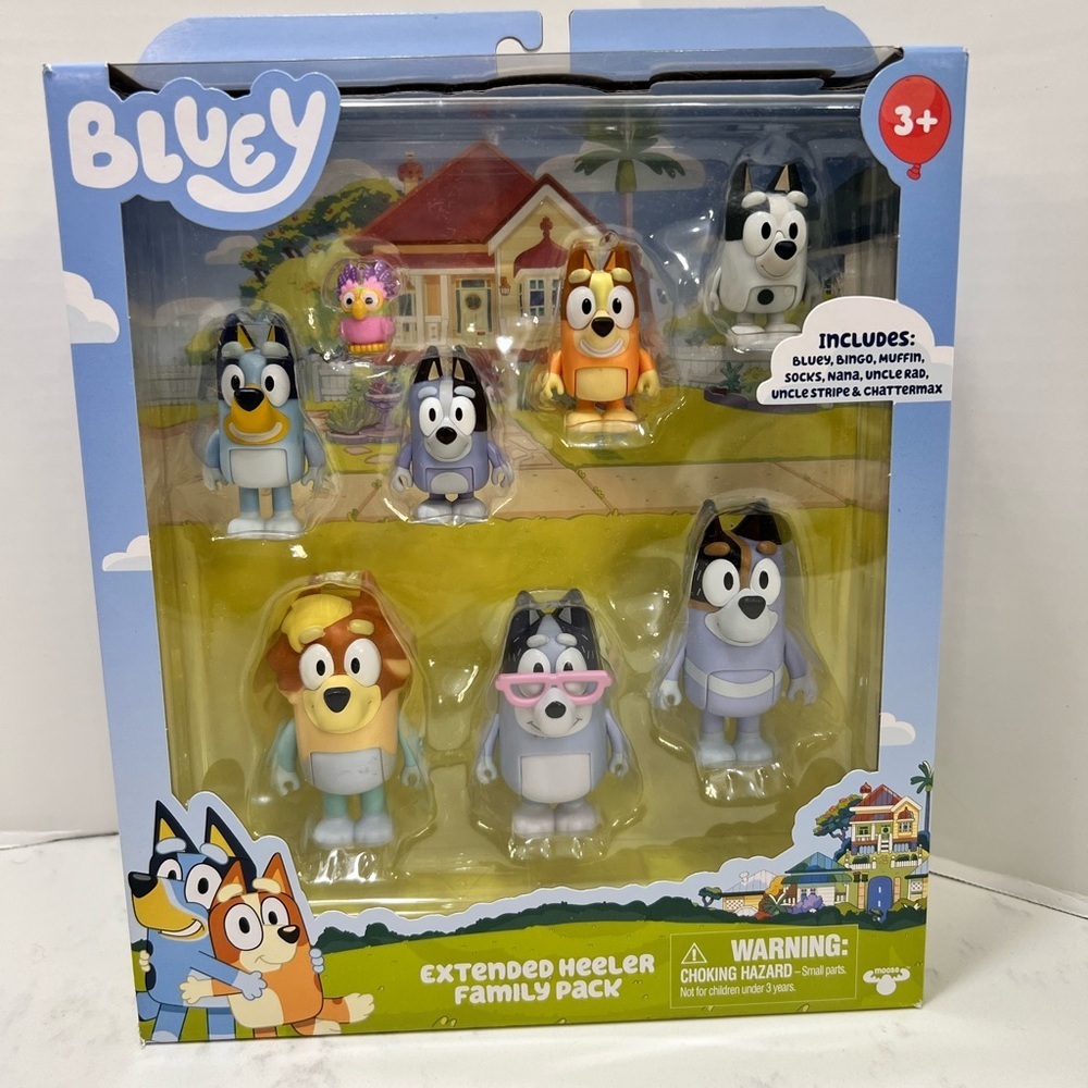 Heeler Family Action Figure Set - Multicolor